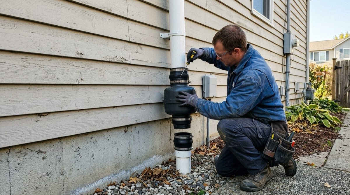 Swapping in a new radon fan
